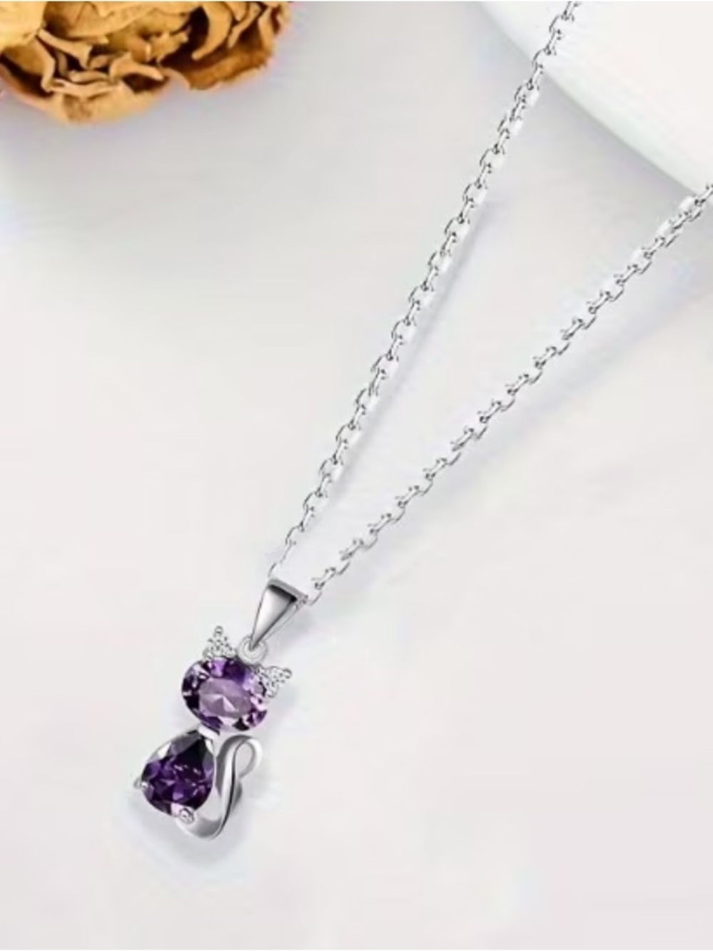 Cat Pendant Necklace